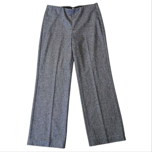 Mango MNG Women's Marbled wool suit trousers Size Large - Picture 1 of 10